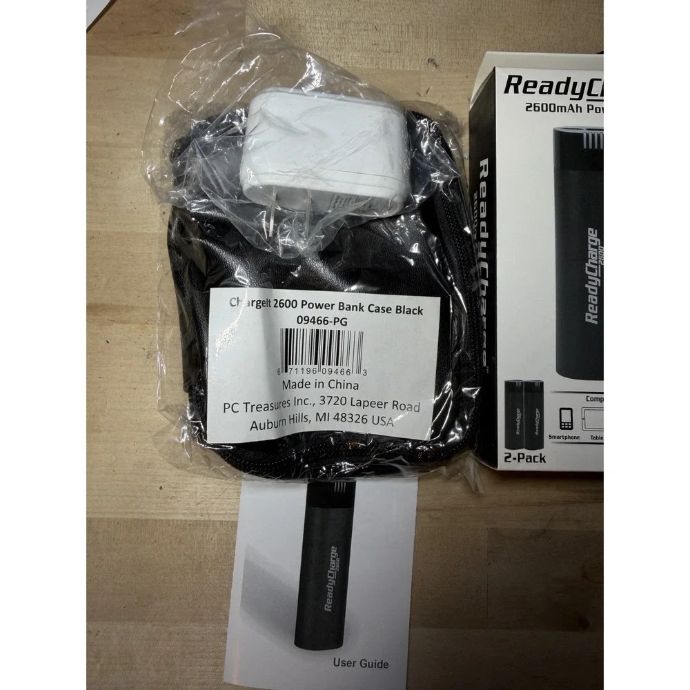 ReadyCharge 2600mAh Power‎ Bank 2-Pack Portable Charger – New in Box